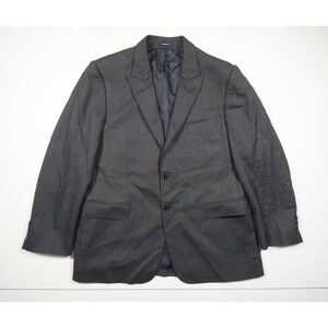 Versace Collection Jacket Mens 54 Blue Navy City Blazer Wool Suit Top Coat Adult